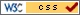 Logo di conformit? W3C CSS. Seguendo il link si richiede la validazione immediata al W3C.