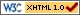 Logo di conformit? W3C XHTML 1.0 STRICT. Seguendo il link si richiede la validazione immediata al W3C.